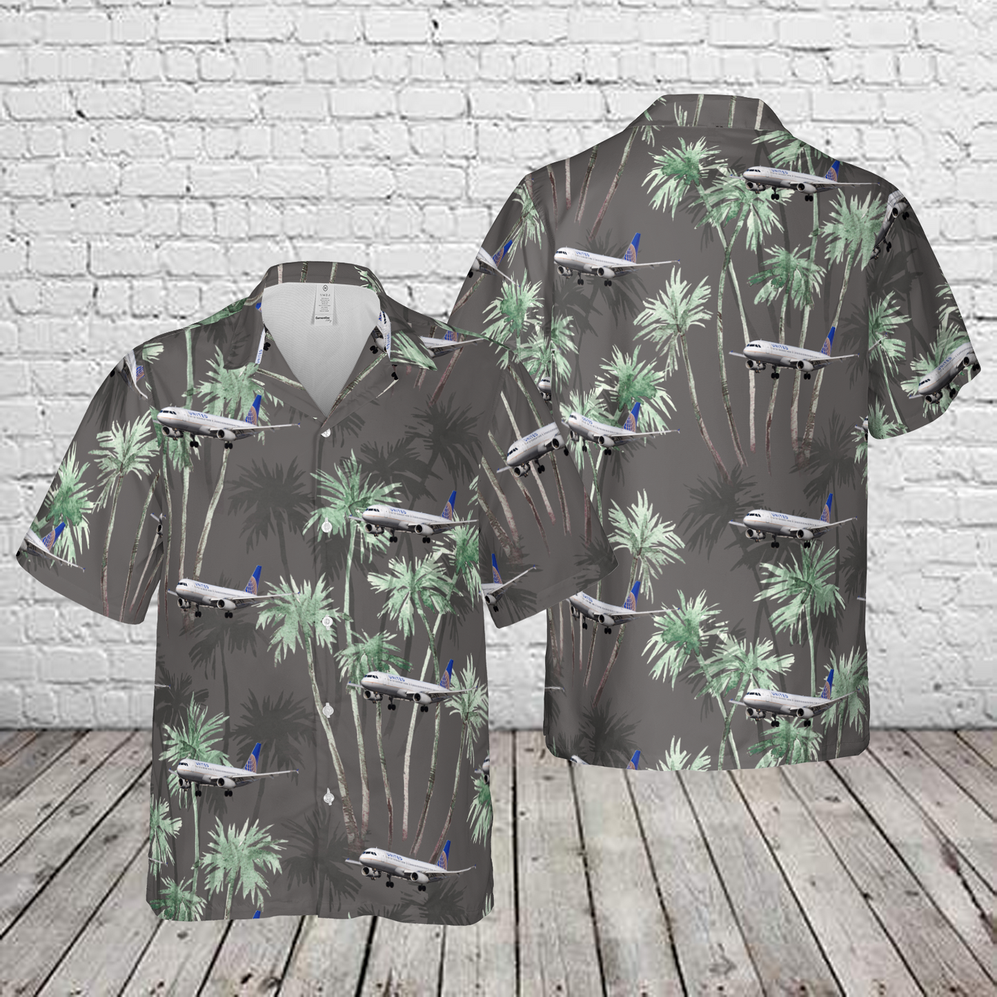 United Airlines (UAL) - Airbus A320-200 Hawaiian Shirt