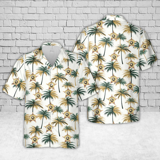 Lafayette, Indiana, Tippecanoe County Sheriffs Office Hawaiian Shirt