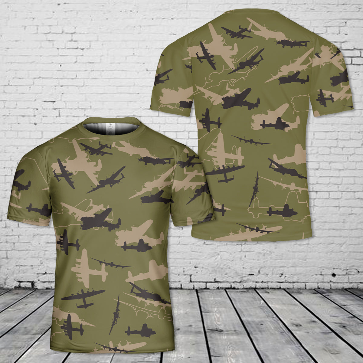 Lancaster Bombers Silhouette T-Shirt 3D