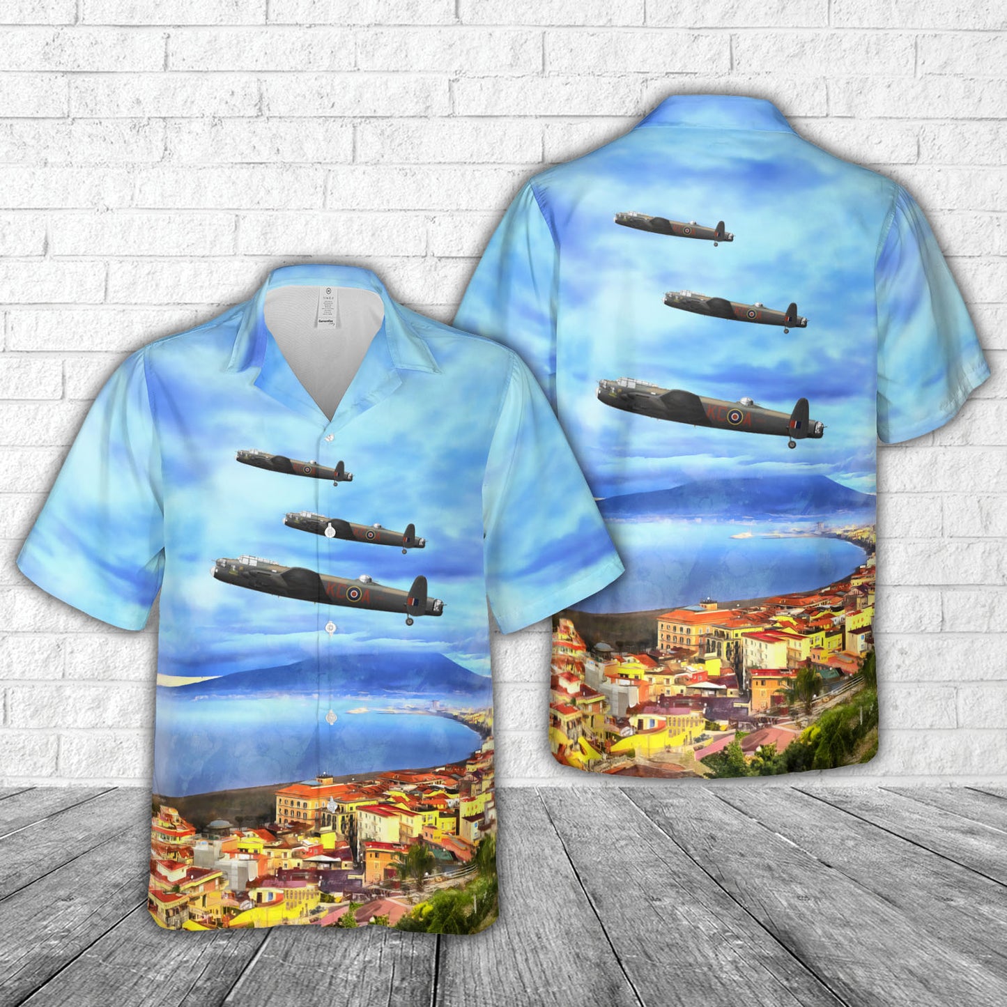 Lancaster Mk III,'Thumper Mk III', Battle of Britain Memorial Flight, 2015 Hawaiian Shirt