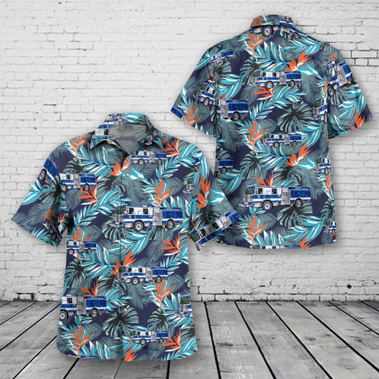 Lancaster, Pennsylvania, Manheim Township Fire Rescue Hawaiian Shirt