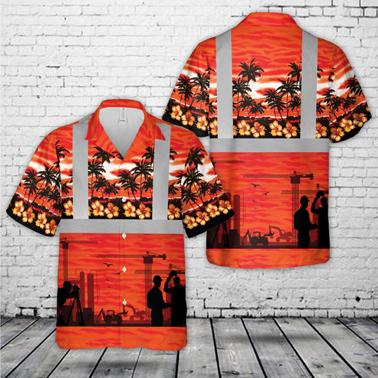 Land Surveyor Tropical Hawaiian Shirt