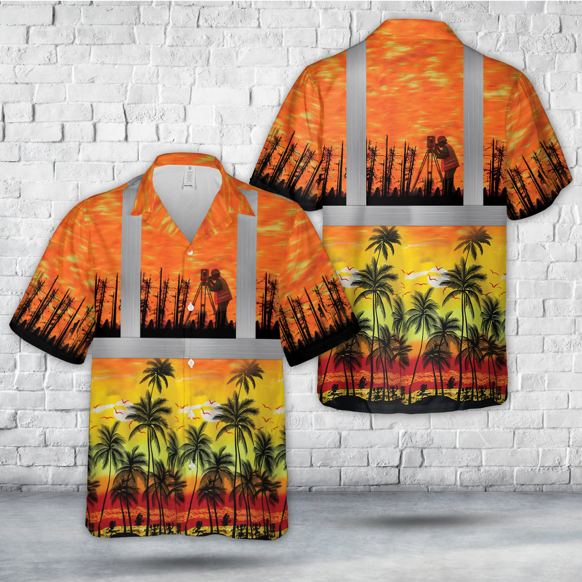 Land Surveyor Tropical Hawaiian Shirt