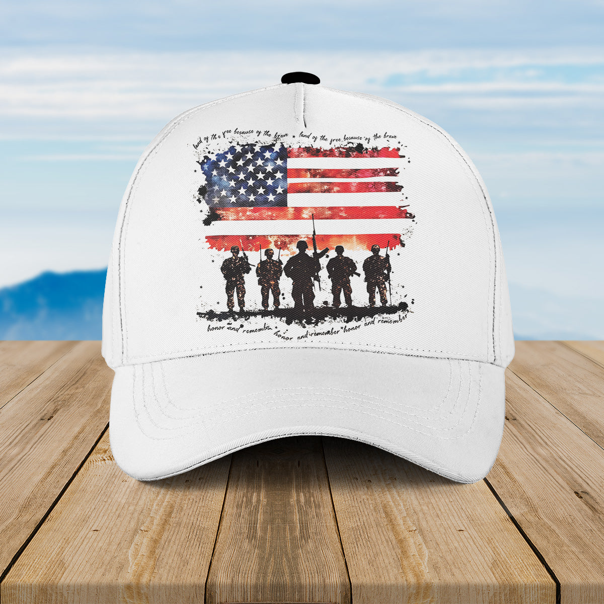 Land of the free 4th Of July Baseball Cap