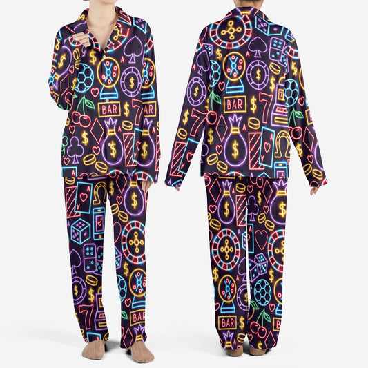 Las Vegas Gambling Lucky AOP Pajamas Set