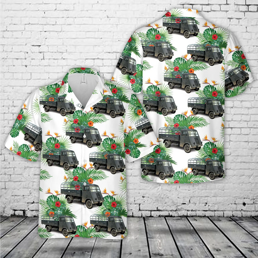 Lastkraftwagen 3,5 t AHN, WWII German Army Truck Hawaiian Shirt