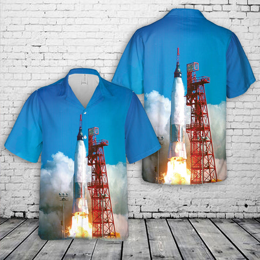 Launch of Friendship 7 Hawaiian Shirt