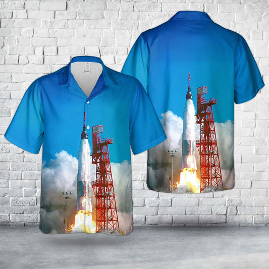 Launch of Friendship 7, NASA's first orbital flight Hawaiian Shirt