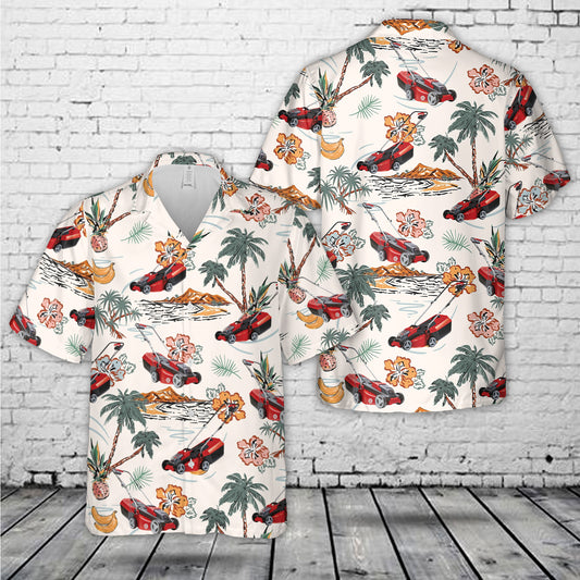 Lawn Mower Einhell Expert GE-CM 18/30 Li 18v 30cm Cordless Lawnmower Hawaiian Shirt