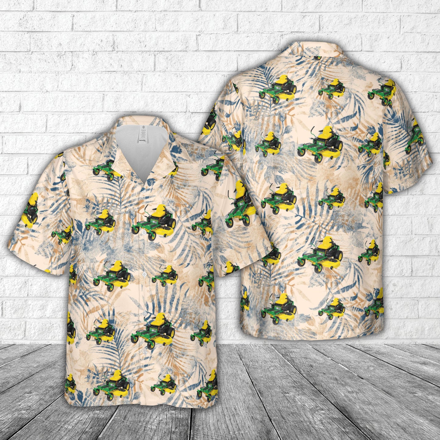 Lawn Tractors and Zero-Turn Mower Hawaiian Shirt
