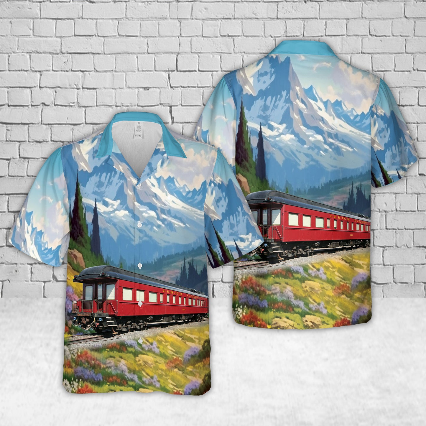 Lehigh Valley Business Car #353 1916 Hawaiian Shirt