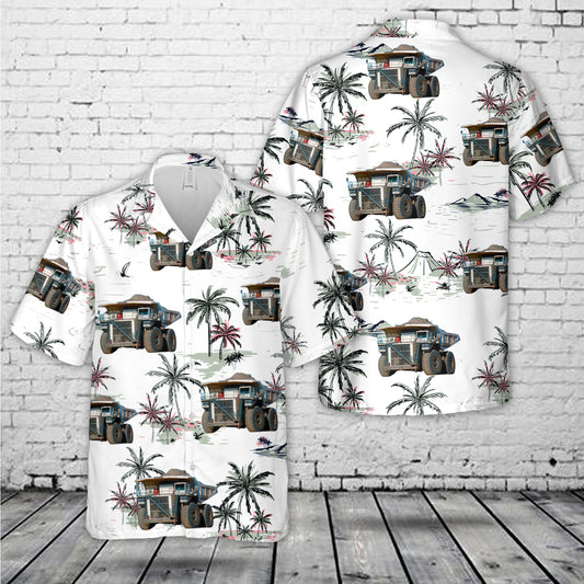 Liebherr T 282C Mining Dump Truck Hawaiian Shirt
