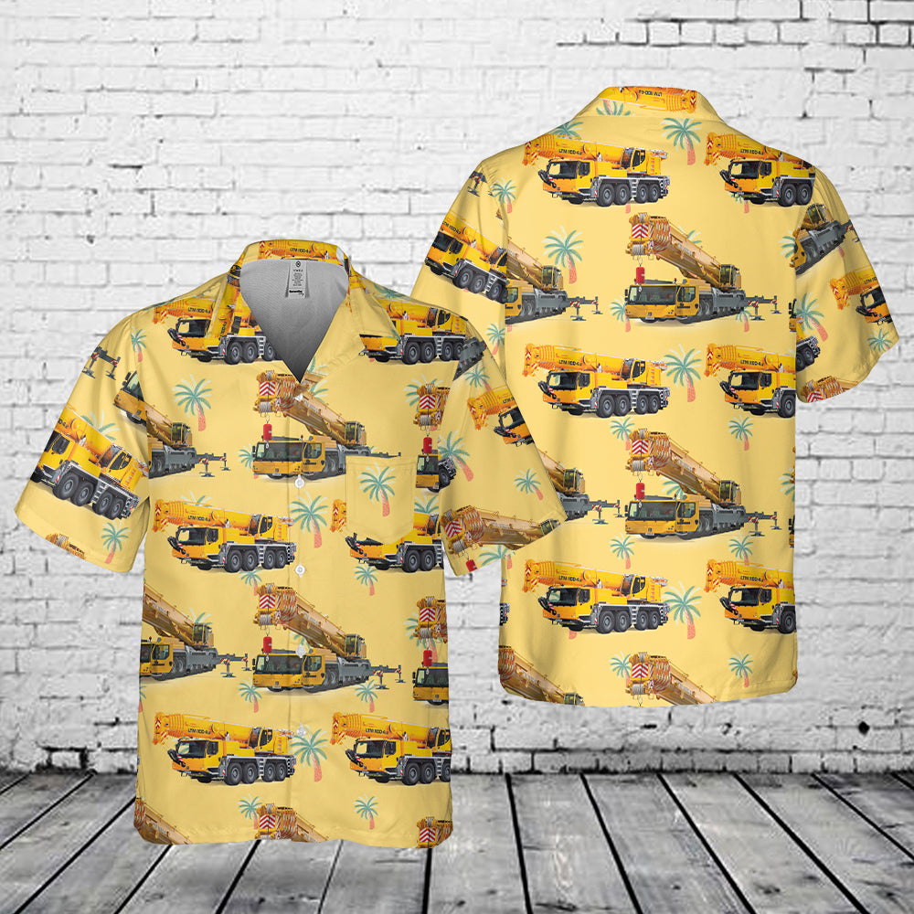 Liebherr Telescopic Mobile Cranes Crane Operator Pocket Hawaiian Shirt