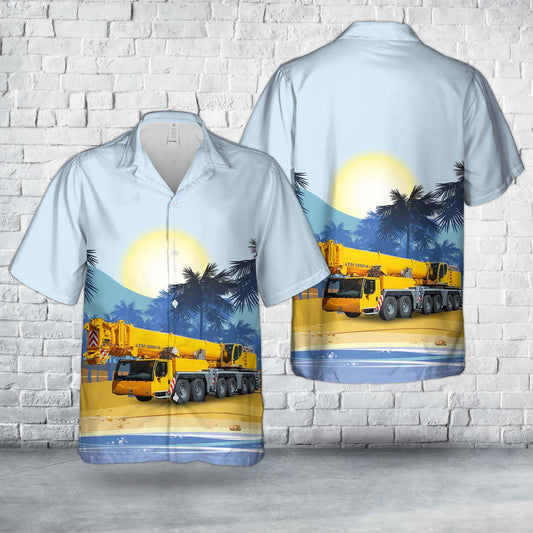 Liebherr Telescopic Mobile Cranes LTM 1350-6.1 Crane Operator Hawaiian Shirt