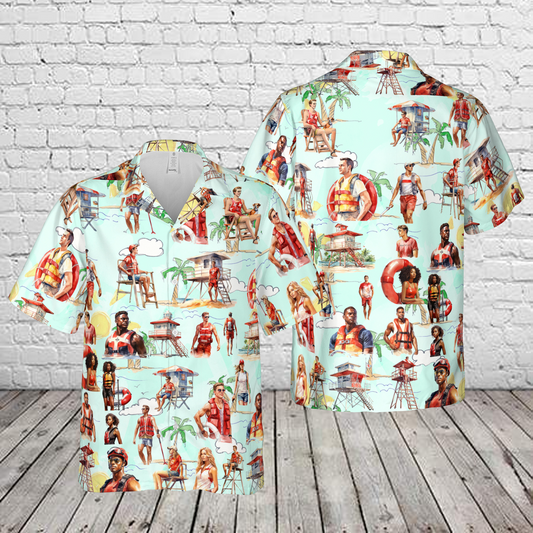 Lifeguards Hawaiian Shirt