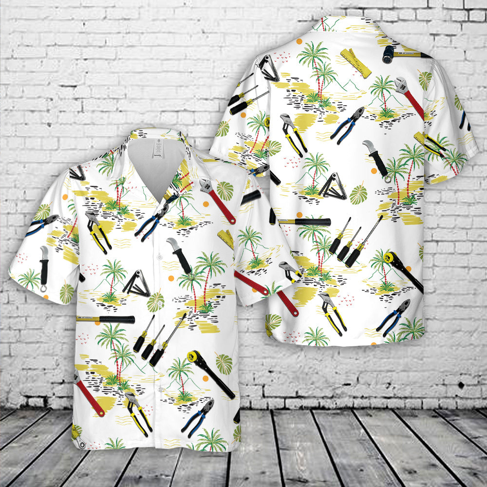 Lineman Tools Hawaiian Shirt