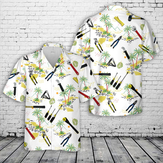 Lineman Tools Hawaiian Shirt