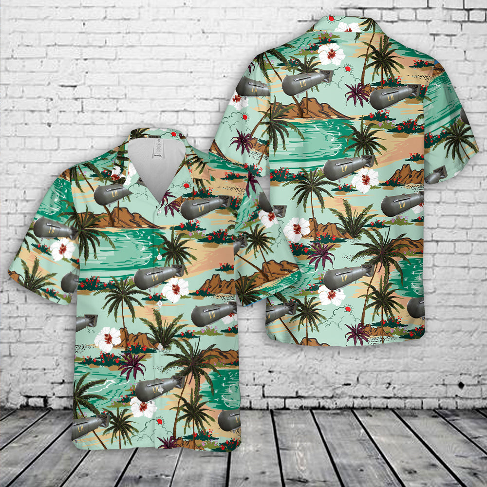 Little Boy Atomic Bomb WWII Hawaiian Shirt