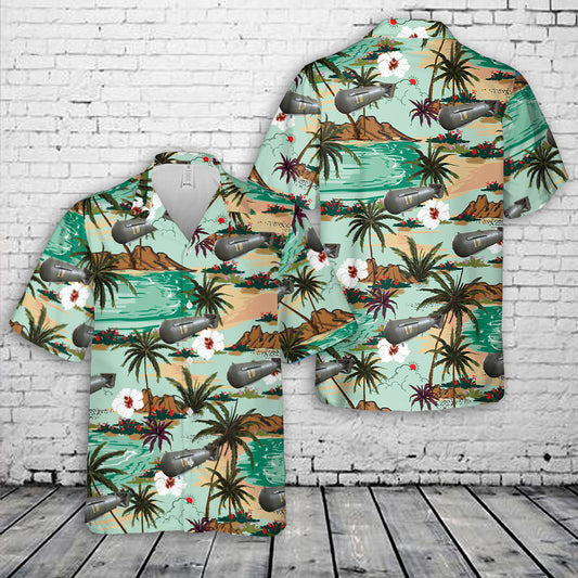 Little Boy Atomic Bomb WWII Hawaiian Shirt