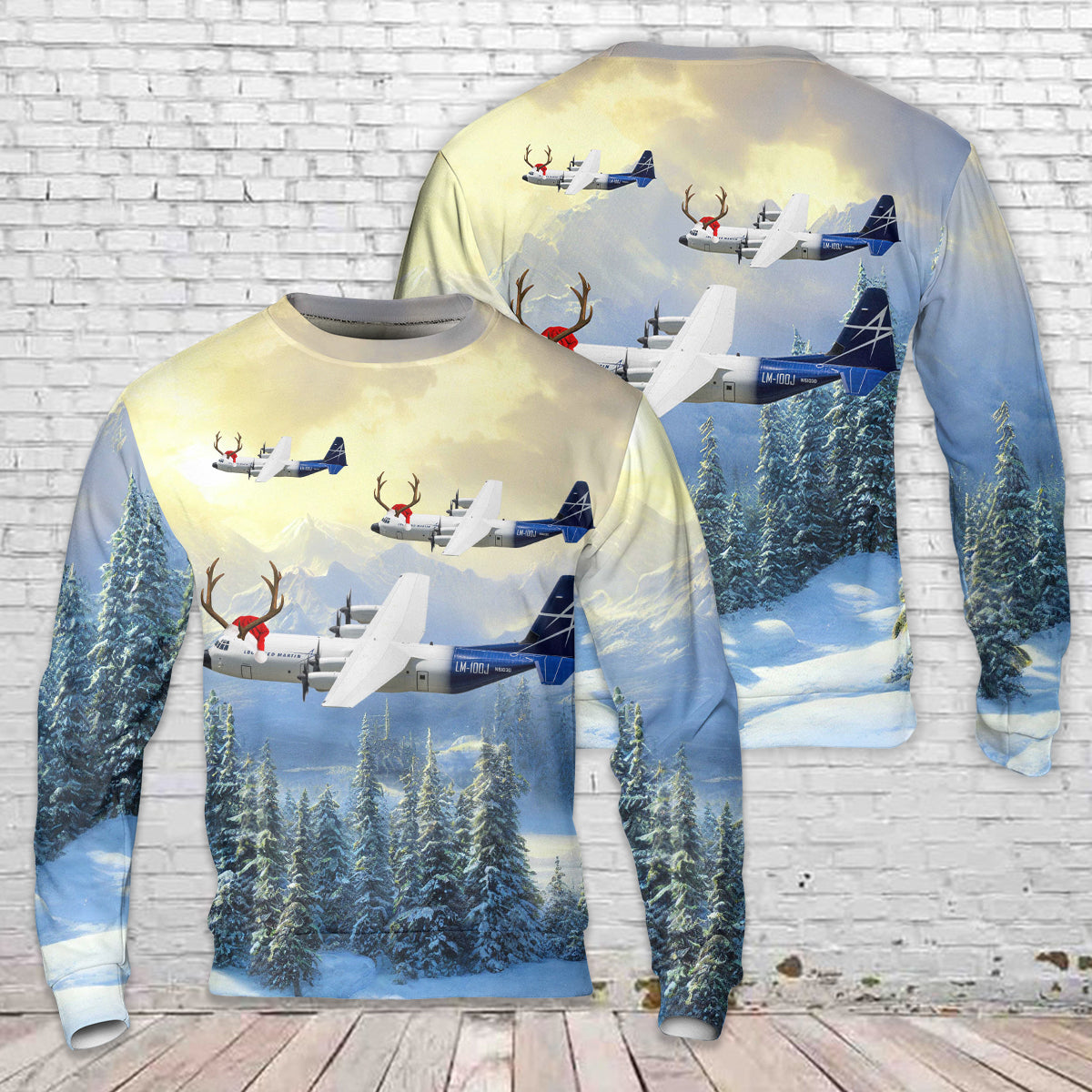 Lockheed Martin LM-100J Christmas Sweater