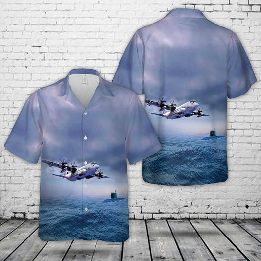 Lockheed Martin SC-130J Sea Hercules Hawaiian Shirt