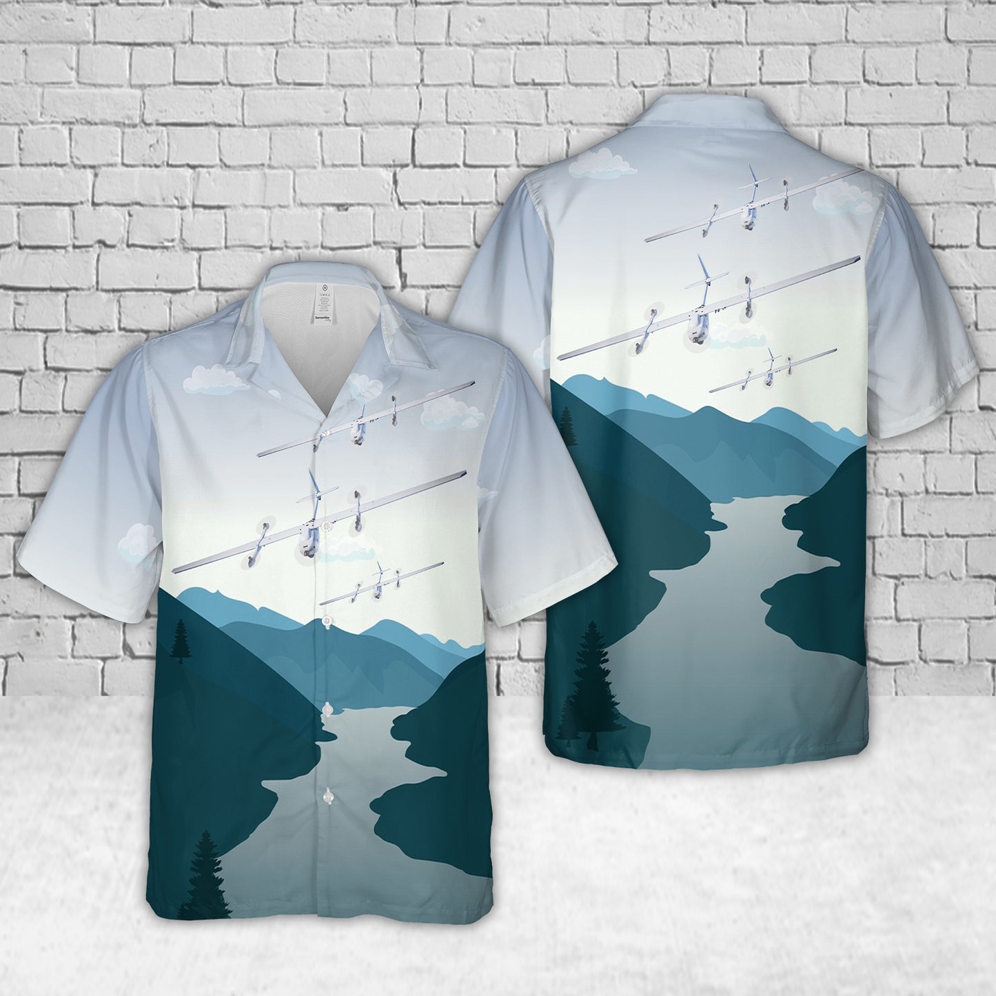 Lockheed Martin Stalker VXE UAS Hawaiian Shirt