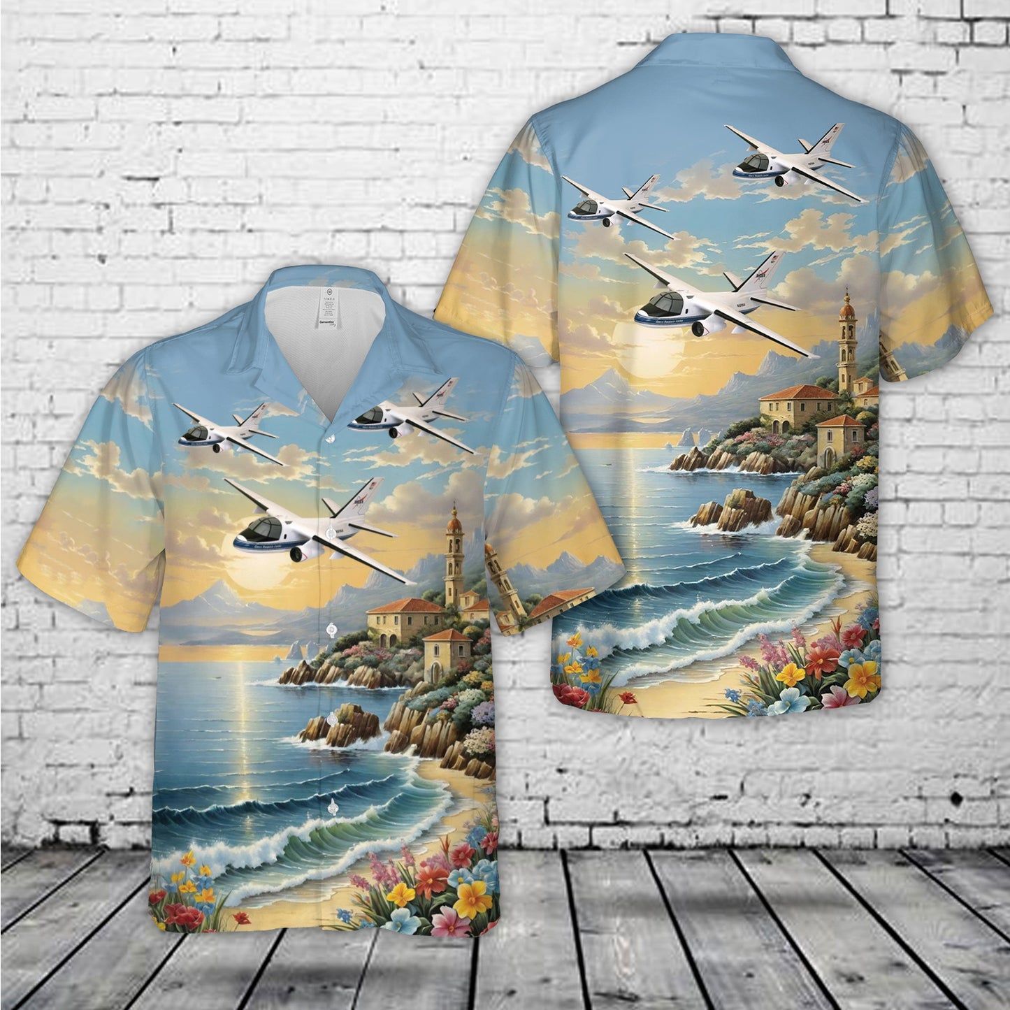 Lockheed S-3 Viking NASA Hawaiian Shirt