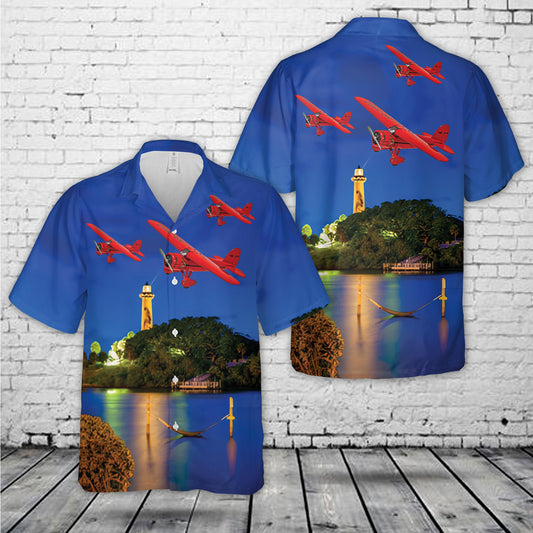 Lockheed Vega Amelia Earhart Hawaiian Shirt