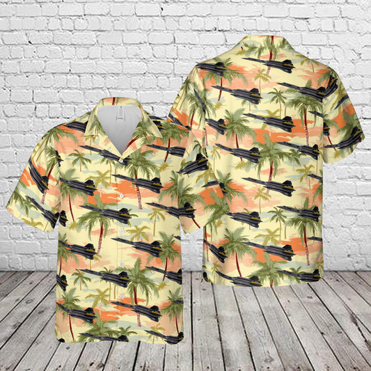 Lockheed YF-12, SR-71 Blackbird NASA Plane Hawaiian Shirt