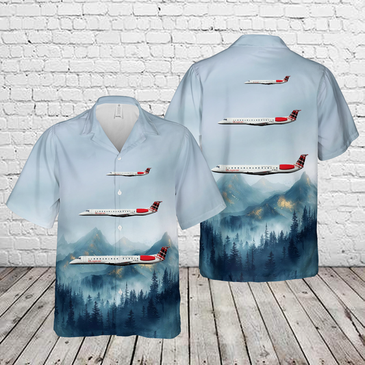 Loganair Embraer E145 Fleet Hawaiian Shirt