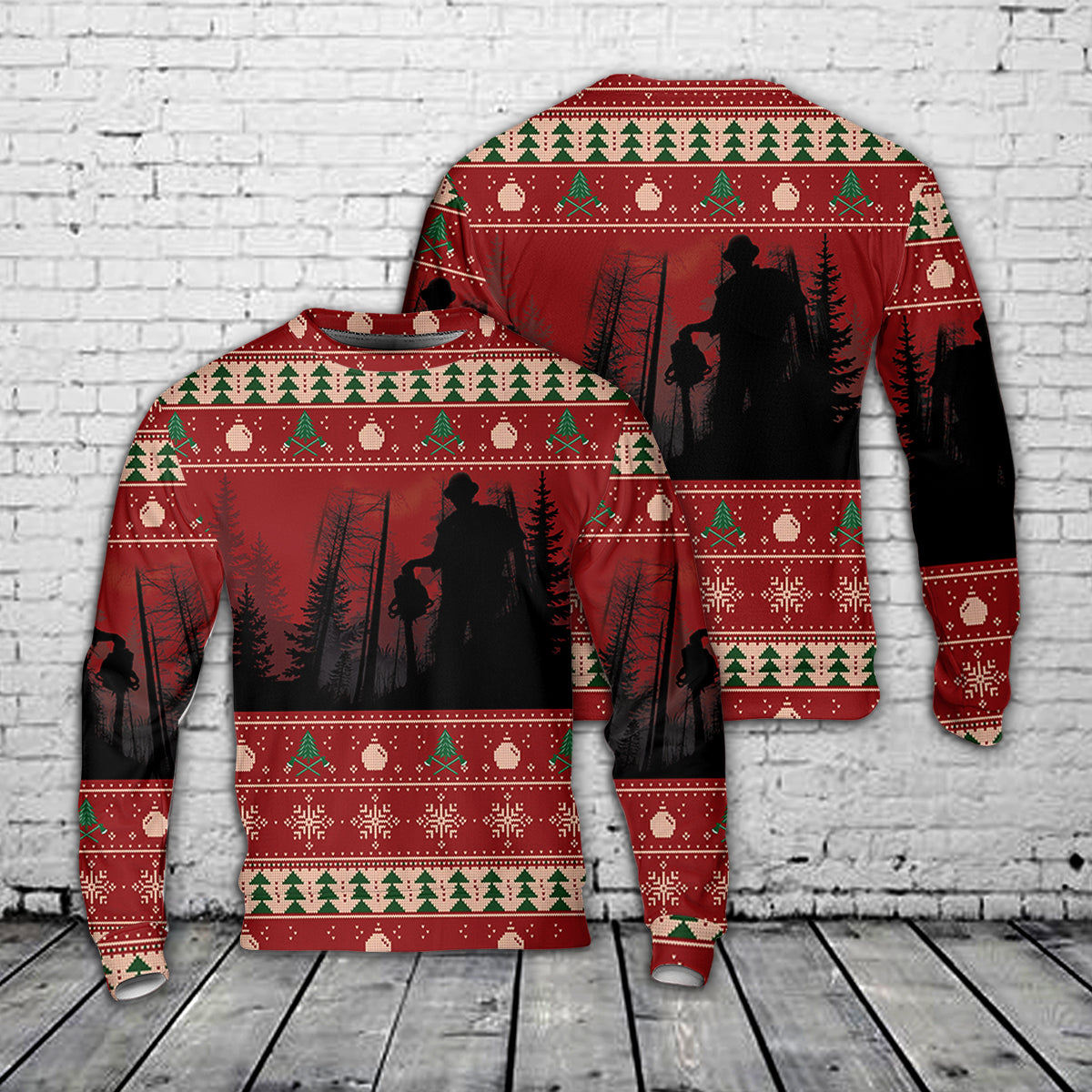 Logger Christmas AOP Sweater