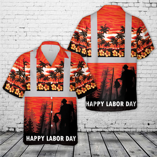 Logger Labor Day Hawaiian Shirt
