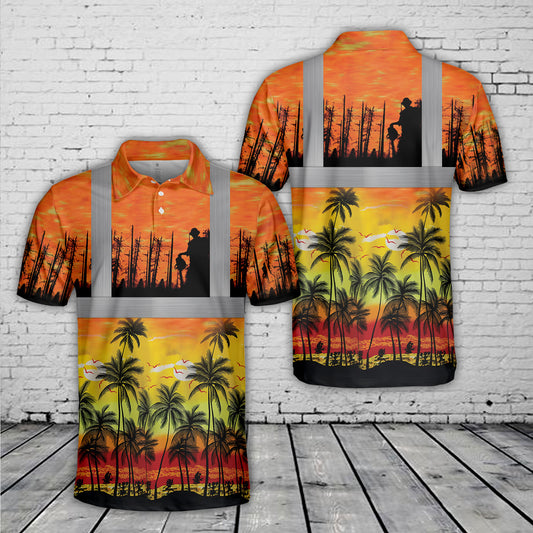 Logger Tropical Polo Shirt