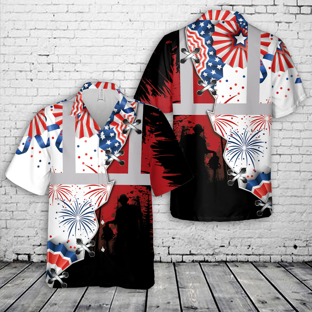 Logger, 4th Of July Hawaiian Shirt