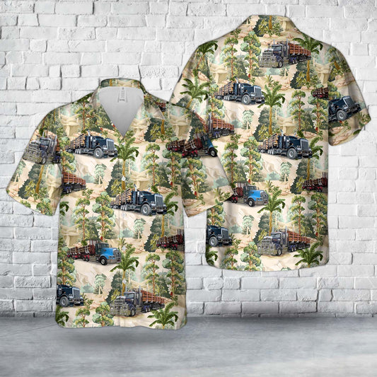 Logging Truck Hawaiian Shirt