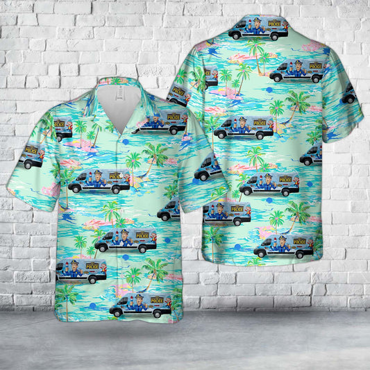 Long Valley, New Jersey, Washington Township Police Department Ice cream truck Hawaiian Shirt