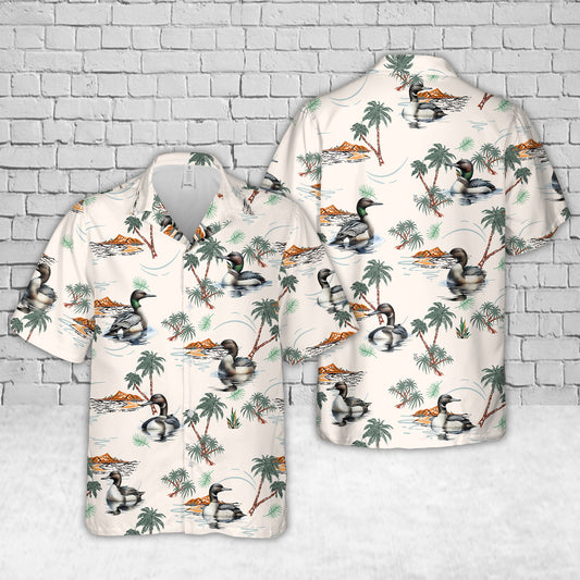 Loon Bird Hawaiian Shirt