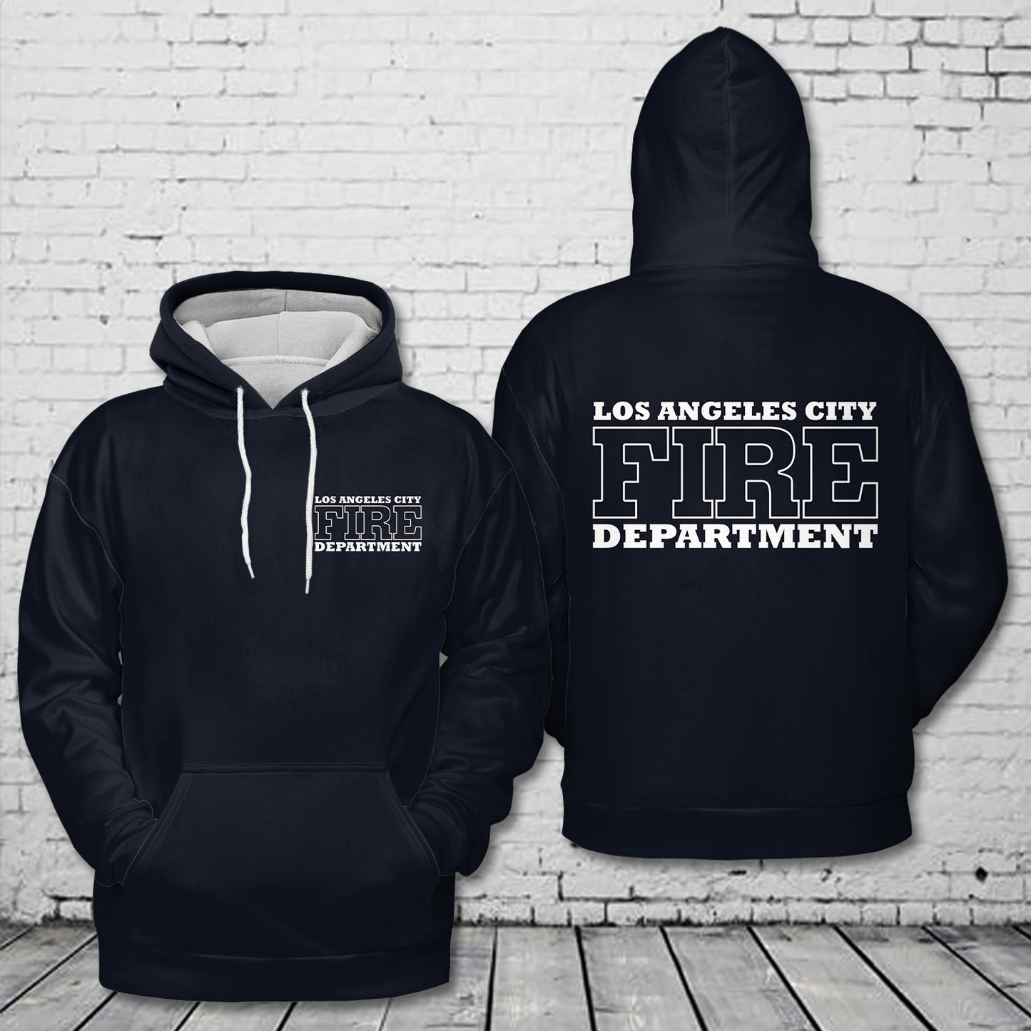 Los Angeles City Fire Department Hoodie 3D