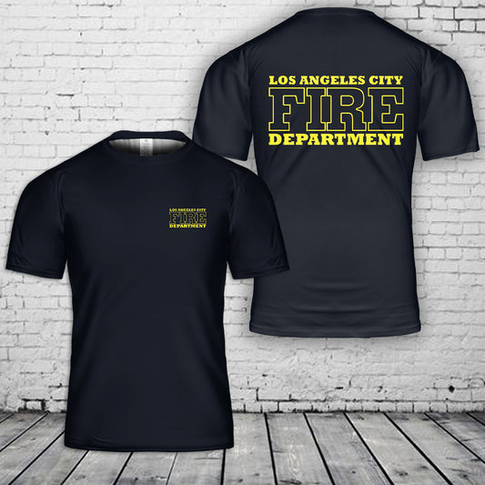 Los Angeles City Fire Department T-Shirt 3D