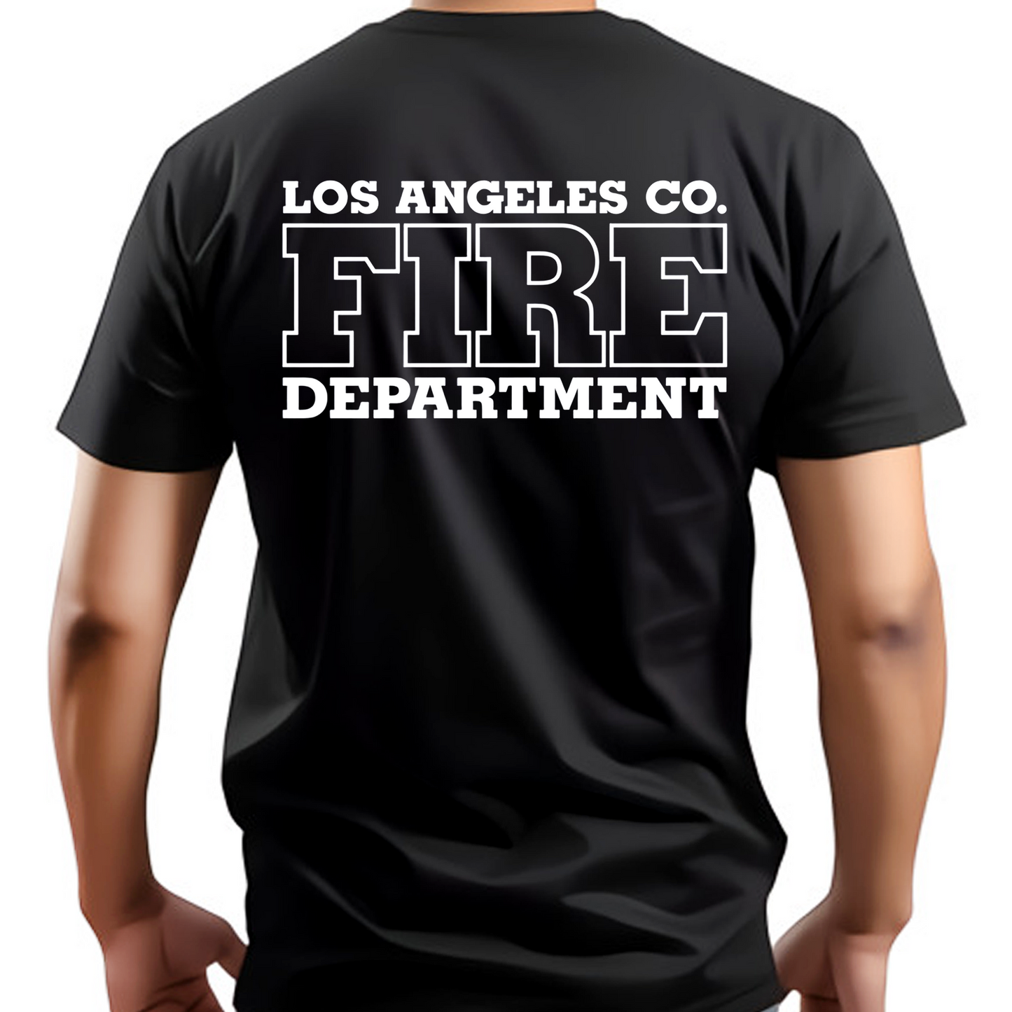 Los Angeles County Fire Department Classic Unisex T-Shirt Gildan 5000 (Made In US) DLHH1206PT02