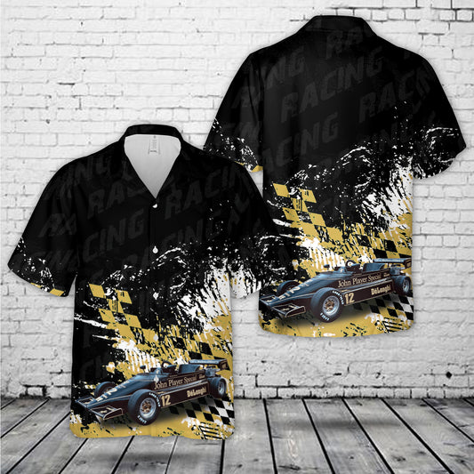 Lotus-Renault 98T-Style Go-Kart Hawaiian Shirt