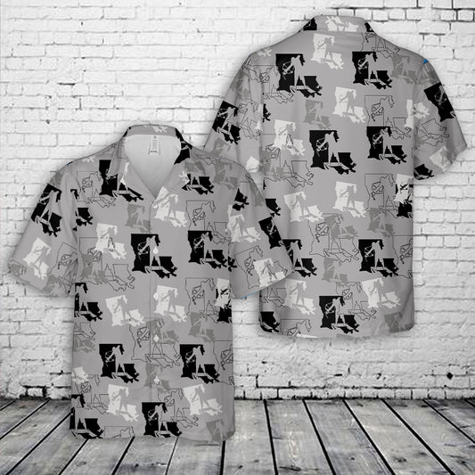 Louisiana Bowfishing Fisherman Hawaiian Shirt