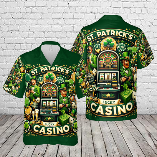 Lucky Casino St Patrick's Day Hawaiian Shirt
