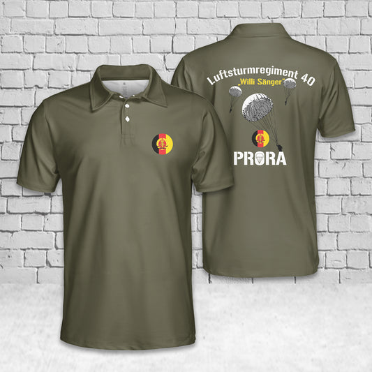 Luftsturmregiment 40 (LStR-40) "Willi Sanger" Polo Shirt