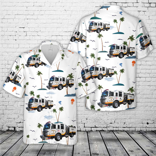 Lutherville Volunteer Fire Company Engine 307, Maryland Hawaiian Shirt