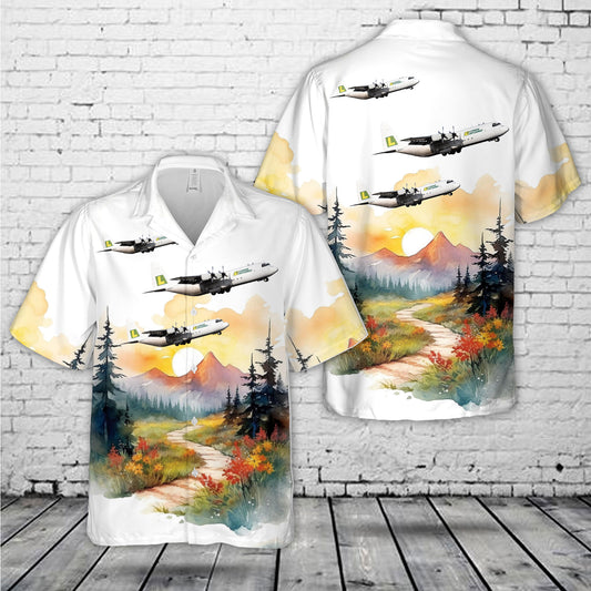 Lynden Air Cargo Lockheed L-100-30 Hercules Hawaiian Shirt