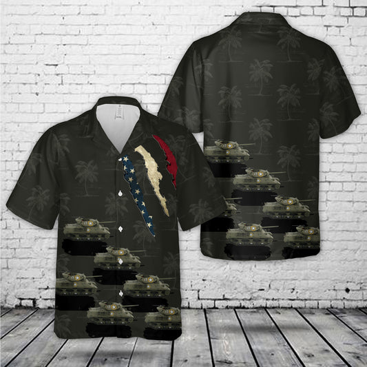 M-10 Tank Destroyer - 601st Bttn Italy - US ARMY Hawaiian Shirt