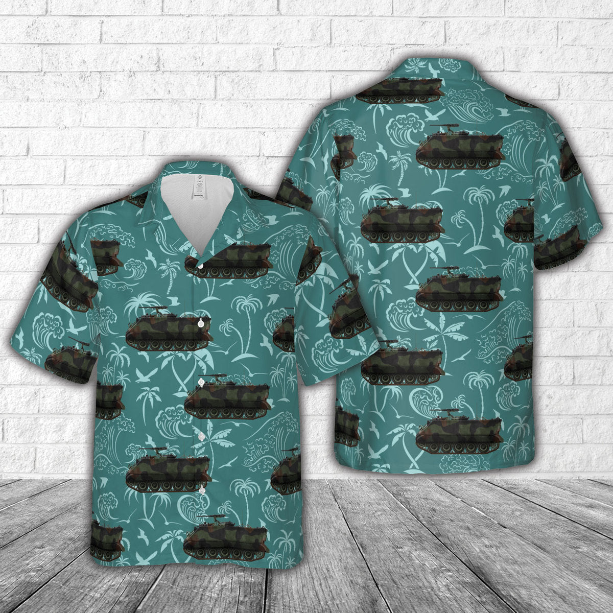 M113A2 in 1990, EOD unit - 48th Tactical Fighting wing RAF Lakenheath Hawaiian Shirt