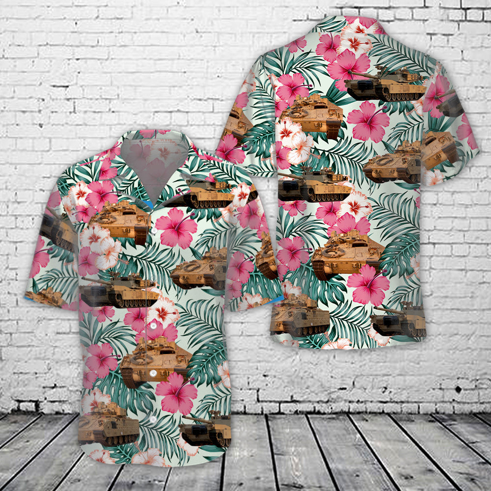 M1A2 Abrams and the M2A3 Bradley Hawaiian Shirt For Women NLSI2303PK04