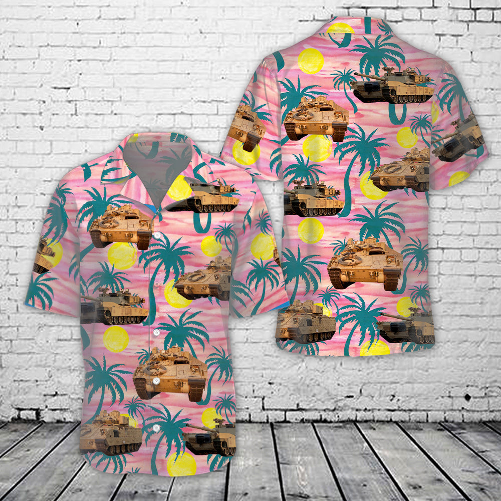 M1A2 Abrams and the M2A3 Bradley Hawaiian Shirt For Women